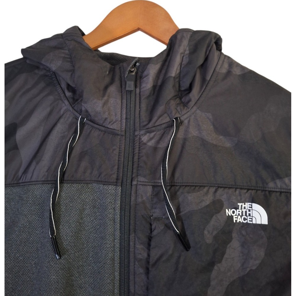 The North Face Essential Jacket Men's 2XL Black Spellout Hooded - Picture 4 of 11